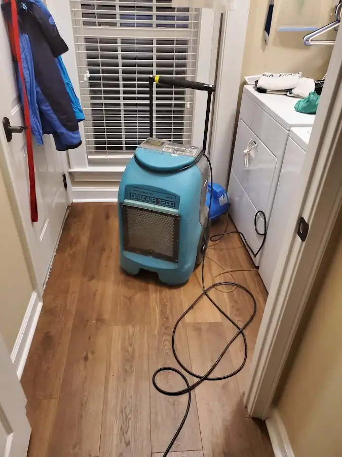 Commercial dehumidifier deployed for Flood Damage Cleanup in Southampton